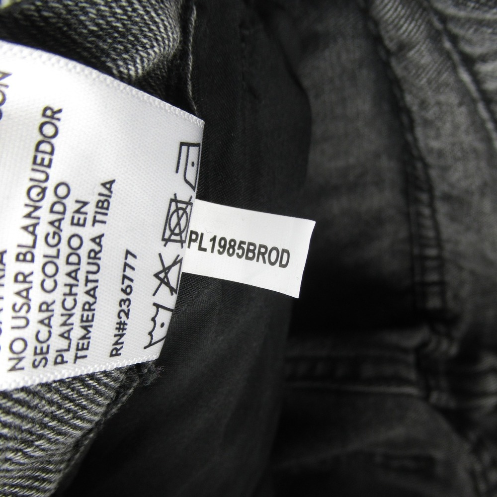 PTCL Ethikal Brand Straight Leg Jeans Red Black Acid Wash Size 29 PL1985BROD - Picture 12 of 14